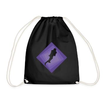 Rugby arrière - Sac de sport léger - noir - Devant