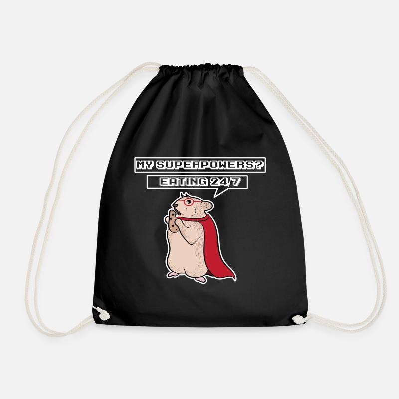 Maus Statement Haustiere Heimtier Statement - Turnbeutel - Schwarz