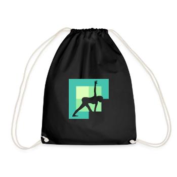Yoga Mantra Vinyasa - Sac de sport léger - noir - Devant