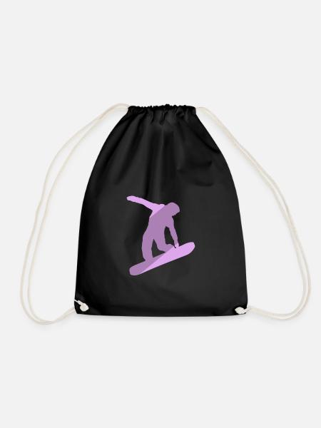 Snowboard SnowBoarder - Turnbeutel - Schwarz
