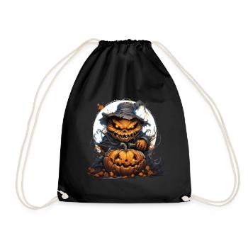 Pumpkin - Turnbeutel - Schwarz - Vorne