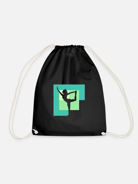 Yoga Mantra Mantra Power - Turnbeutel - Schwarz