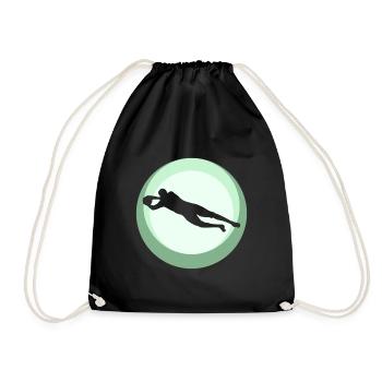 Penalty Goalkeeper - Drawstring Bag - black - Front