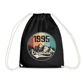 Original 1995 Cadeau D'anniversaire - 1995 - Sac de sport léger - noir - Devant