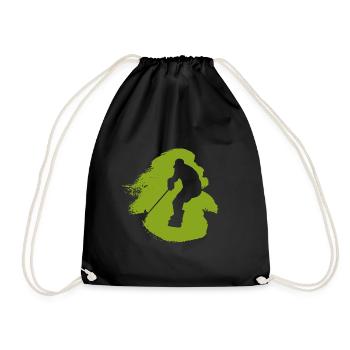 Hockey sur glace Puck Hockey - Sac de sport léger - noir - Devant
