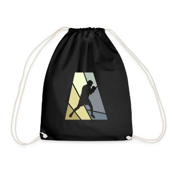 Boxe Boxe Gants de Boxe - Sac de sport léger - noir - Devant