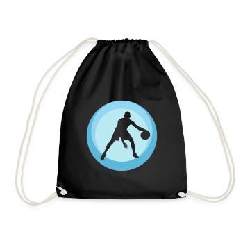 Rebound Basketball Player - Drawstring Bag - black - Front