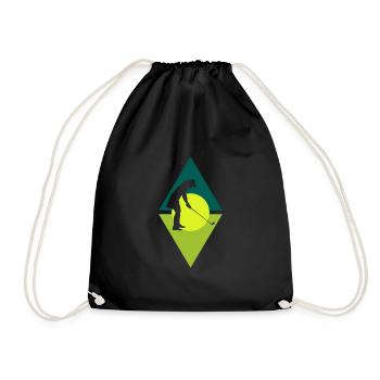 Golf Golfing Golfers - Drawstring Bag - black - Front