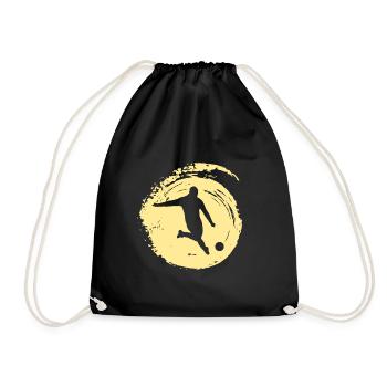 Football Football Joueur de football - Sac de sport léger - noir - Devant