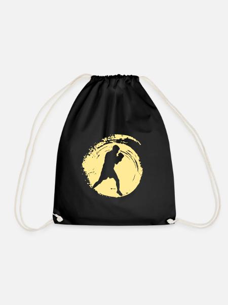 Boxing Boxer Boxkampf - Turnbeutel - Schwarz
