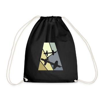 Weight Training, Bodybuilding - Drawstring Bag - black - Front