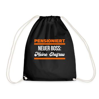 Déclaration de retraite Retraité senior - Sac de sport léger - noir - Devant