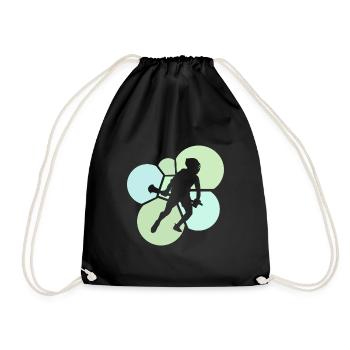 Champ de crosse Intercrosse - Sac de sport léger - noir - Devant