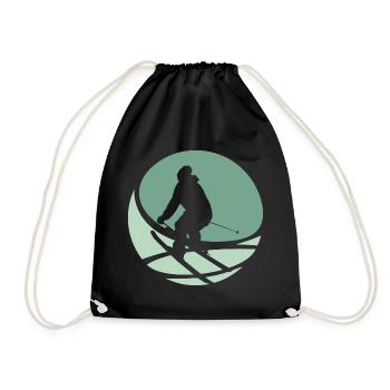Skieurs Ski Freeski - Sac de sport léger - noir - Devant