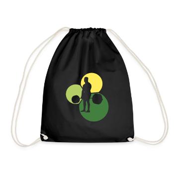 Gymnase Bodybuilder - Sac de sport léger - noir - Devant