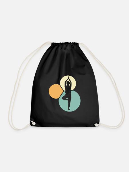 Pilates Mantra - Turnbeutel - Schwarz