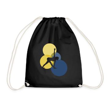 Mantra Vinyasa - Sac de sport léger - noir - Devant
