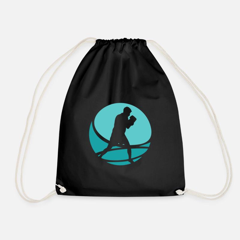 Match de boxe Boxe Match de boxe - Sac de sport léger - noir