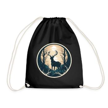 Cerf Nature - Sac de sport léger - noir - Devant