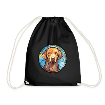 Chesapeake Bay Retriever Hunderasse Aquarell - Turnbeutel - Schwarz - Vorne