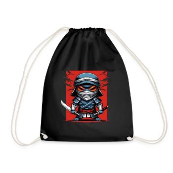 Ninja Mummy #2 - Sac de sport léger - noir - Devant