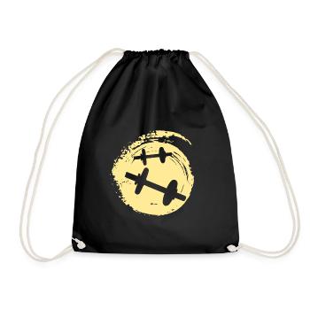 Weight Training, Bodybuilding - Drawstring Bag - black - Front