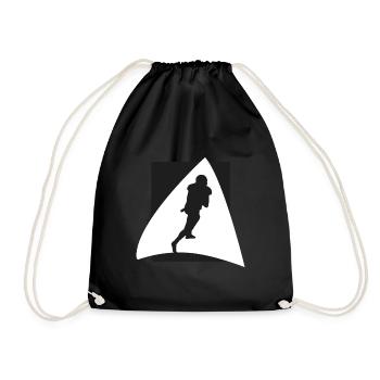 Quarterback American Football - Drawstring Bag - black - Front