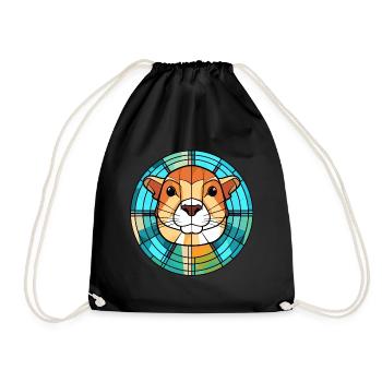 Gopher Coloré Aquarelle Animal Animal Illustration - Sac de sport léger - noir - Devant