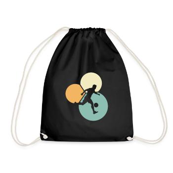 Beachball Beach Soccer Beach Soccer - Drawstring Bag - black - Front