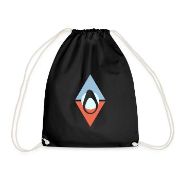 Avocado Foodie Toast - Drawstring Bag - black - Front