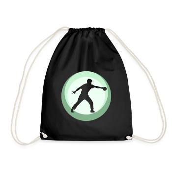 Joueur de tennis de table Table de raquette de tennis de table - Sac de sport léger - noir - Devant