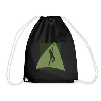 Volley-ball de plage Volley-ball - Sac de sport léger - noir - Devant