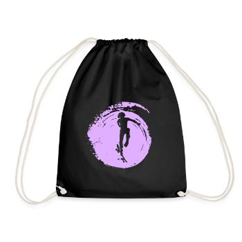 Skater Skateboard - Sac de sport léger - noir - Devant