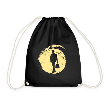 Banks Wall Street Stock Exchange - Drawstring Bag - black - Front