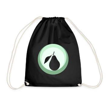 Vegan Toast Avocado Toast - Drawstring Bag - black - Front