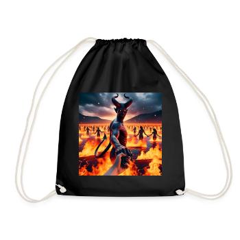 Follow Me to the Abyss - Infernal Devil's Pact #05 - Drawstring Bag - black - Front