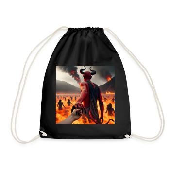 Follow Me to the Abyss - Infernal Devil's Pact #15 - Drawstring Bag - black - Front