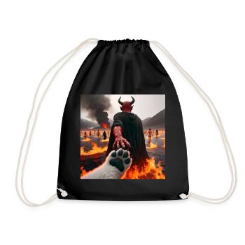 Follow Me to the Abyss - Infernal Devil's Pact #19 - Drawstring Bag - black - Front
