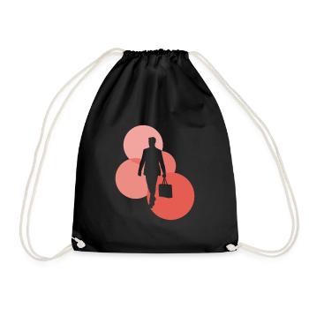 Banking Business Businessman - Drawstring Bag - black - Front