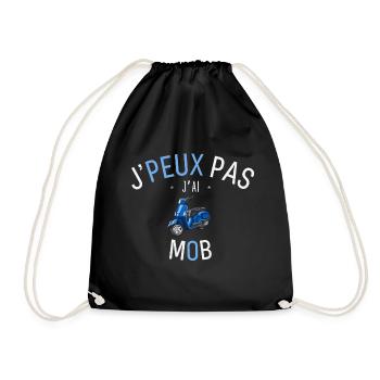 J'Peux Pas J'Ai Mob - Sac de sport léger - noir - Devant