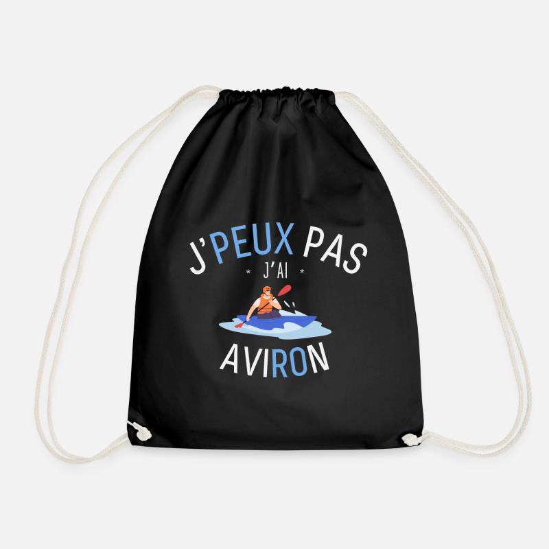 J'Peux Pas J'Ai Aviron - Sac de sport léger - noir