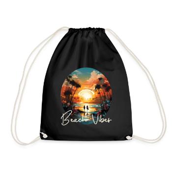 Ambiance de plage - Sac de sport léger - noir - Devant