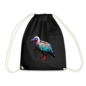 Tête de vautour - Sac de sport léger - noir - Devant