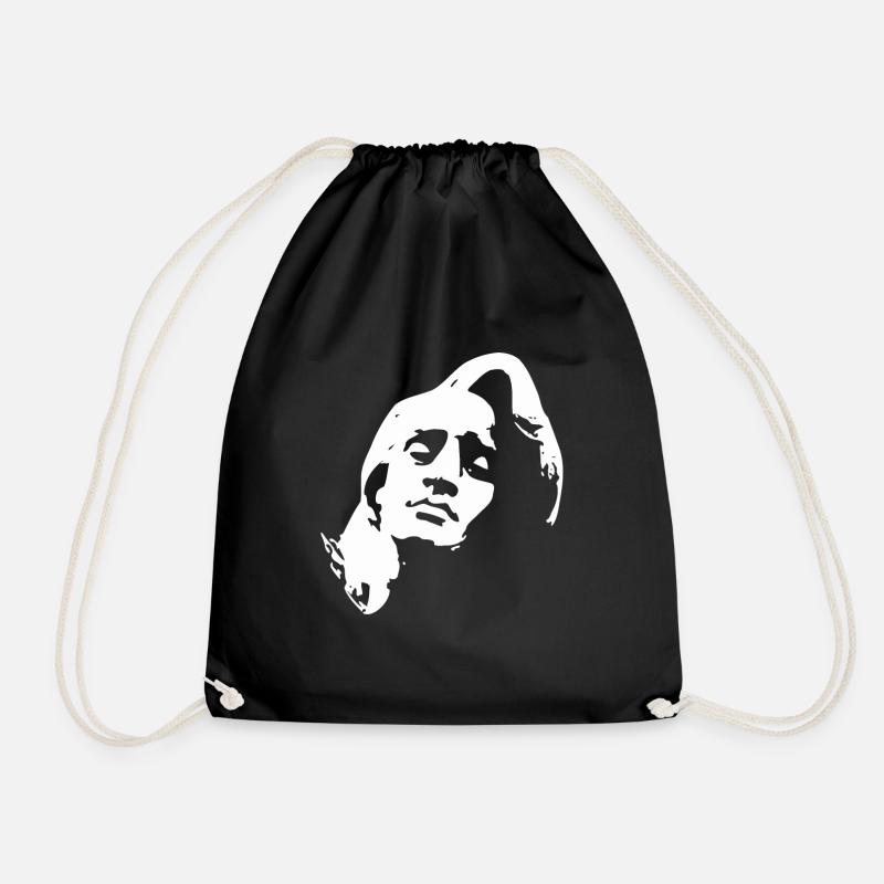 Chopin Frederic - Drawstring Bag - black