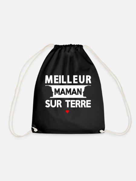 Citation Maternelle Sur Terre - Sac de sport léger - noir
