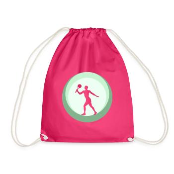 Tennis de plage Joueurs de beach tennis - Sac de sport léger - fuchsia - Devant