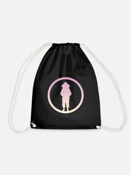 Bees Honey Bee Beekeeping - Drawstring Bag - black