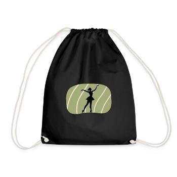 Danseuse de ballet Le Lac des cygnes Danseuse de ballet - Sac de sport léger - noir - Devant