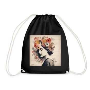 Female Inspiration - Drawstring Bag - black - Front