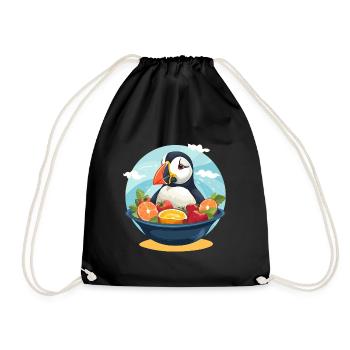 Macareux - Sac de sport léger - noir - Devant